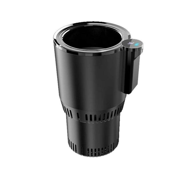 2 In 1 Smart Car Cup Warmer Cooler Auto Car and Heating Cup Mug Holder with LED Display Control Keep Beverage Cool and Warm Fits InRoad Tripp