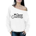 thumbnail image 1 of Awkward Styles Women's Queen Mommy Funny Royal Graphic Off Shoulder Tops Oversized Sweatshirt Gift for Mom, 1 of 4