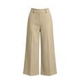 thumbnail image 6 of FNFYFH Cropped Dress Pants for Women High Waisted Wide Leg Work Trousers Trendy Travel Golf Pants with Pockets, 6 of 7