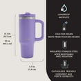 thumbnail image 2 of Contigo Streeterville Leak-Proof Tumbler, 30 oz (887 ml), Stainless Steel Water Bottle with Straw, 2 of 8