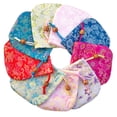 thumbnail image 3 of bolsas portátiles con cordón para guardar dulces de boda, con brocado, 3 of 5