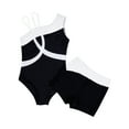 thumbnail image 3 of DPOIS Girls Gymnastics Leotard with Shorts Ballet Dance Unitard Activewear White 12, 3 of 5
