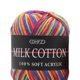 thumbnail image 2 of Worallymy 50g/bola hilo colorido de 3 capas hecho a mano bufanda almohada manta tejido de ganchillo hilo de algodón de leche suave Worallymy JD735803359, 2 of 5