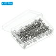 thumbnail image 3 of Uxcell Sewing Pins, 1.5 Inch Straight Pin with Plastic Pearlized Ball Head, Silver,100Pack, 3 of 6