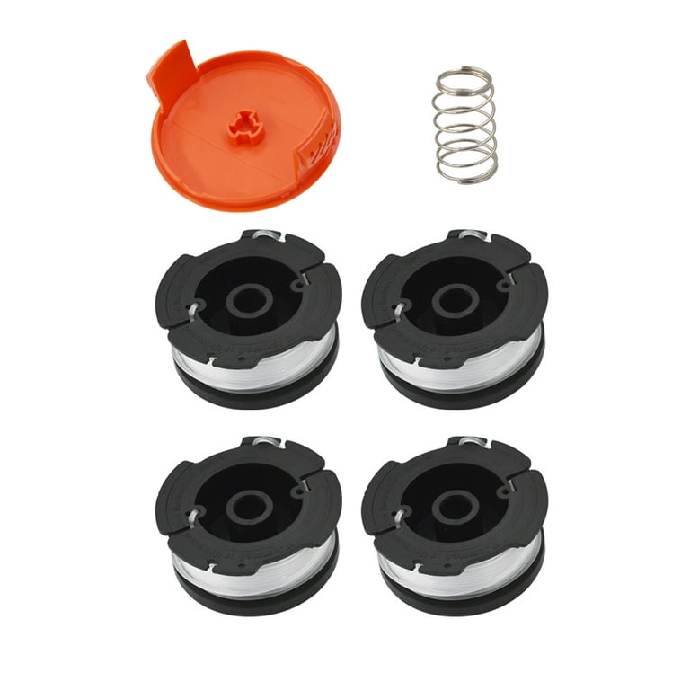 Trimmer Spool 3 Pack Cap Spring Replacement For Black Decker AF