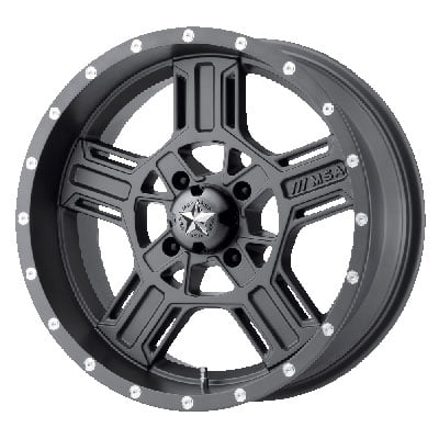 Ford Ranger Axle - 4/156 Motosport Alloys M32 Axe Wheel 14x7 4.0 + 3.0 Matte Grey for Polaris RANGER 500 EFI 2017-2018
