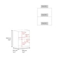 thumbnail image 5 of Depot E-Shop Sterling Wall Cabinet with 1 Door and 2 Shelves, Black, 5 of 7