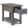 thumbnail image 5 of Simpli Home Monroe 14W Narrow Open Side Table with Top Drawer and Shelf, 5 of 9