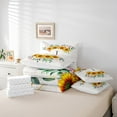 thumbnail image 3 of Erosebridal Sunflower Daisy Bedding Sets Queen Size, Initial I Letter Comforter Sets with Sheets, Monogrammed Bed Set, Super Cozy Room Decor, 7-Piece, 3 of 4