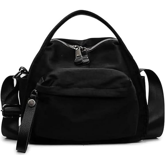 Veluna Shoulder Bag, Veluna Crossbody Shoulder Bag, Fashion Compact Lightweight Solid Color Zipper Handbag