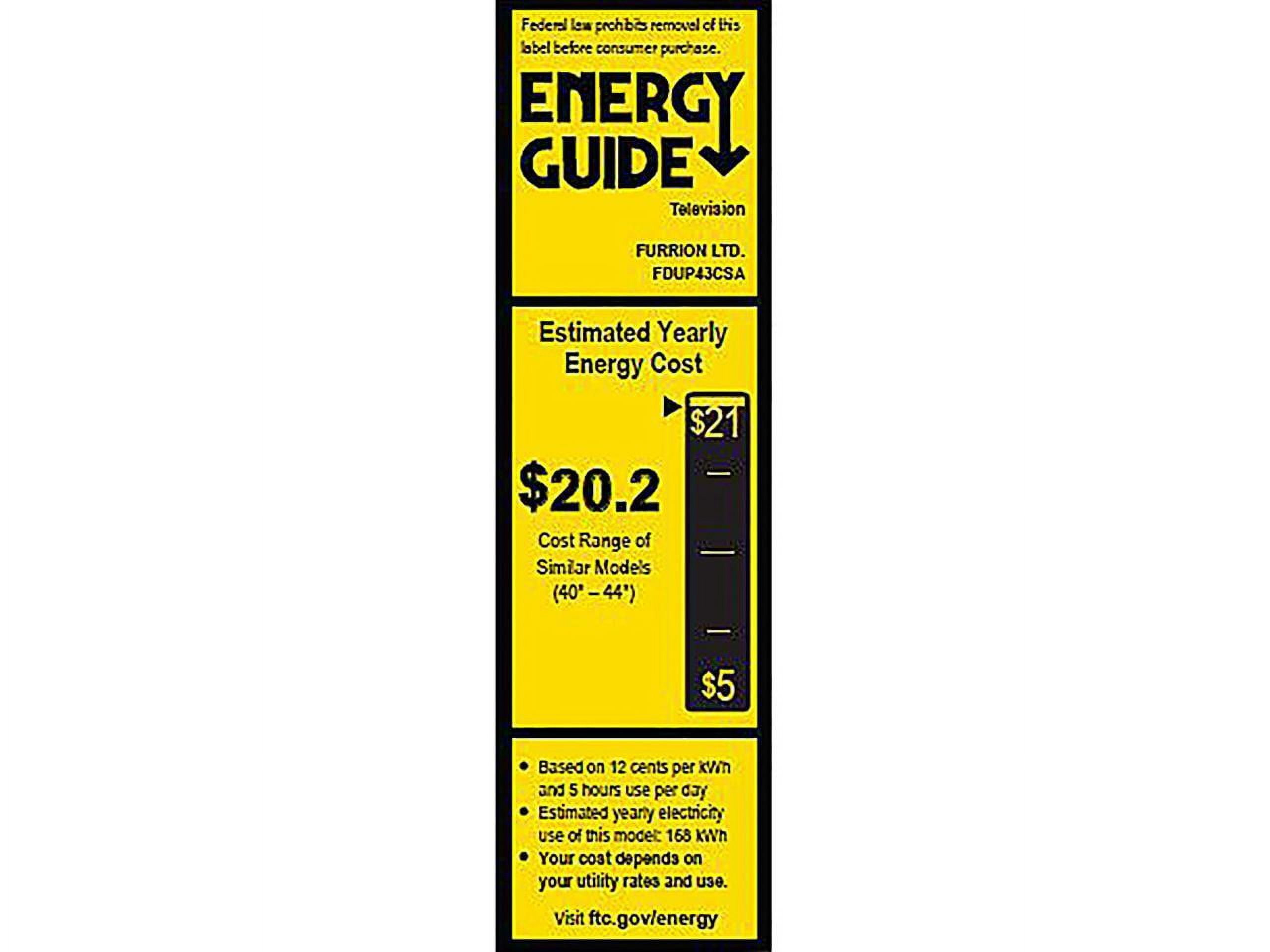 Furrion 43" Aurora® Partial Sun Smart 4K UHD LED Outdoor TV (FDUP43CSA)