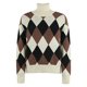 thumbnail image 1 of Gibobby Suéter de cuello alto mujer, Suéter de Punto Trenzado para Mujer 2023 con Cuello Alto y Manga Larga, Casual, Suelto, Grueso, para Exteriores(A,XG), 1 of 4