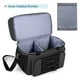 thumbnail image 3 of Portable Bowling Bag for 2 Balls with Shoe Compartment & Padded Dividers Durable Polyester Tote for Accessories, 3 of 4