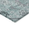 thumbnail image 4 of Addison Rugs Chantille Indoor/Outdoor Transitional Floral Teal Washable Rectangle Rug, 10' x 14', 4 of 6
