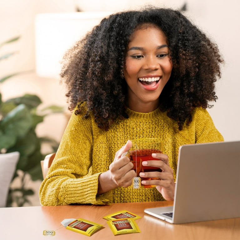 Twinings Individually Wrapped Earl Grey Black Tea Bags, Citrus and