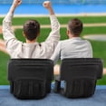 thumbnail image 5 of Home-Complete Stadium Seat 2-Pack with Padded Back Support (Black), 5 of 5