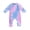 Blue pink, variant on Cjfdfy Newborn Baby Boy Girl Long Sleeve Romper Tie Dye Long Sleeve Jumpsuits Zipper Baby Pajamas Funny Infant Fall Winter Overall Toddler Clothes
