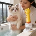 thumbnail image 4 of Rechargeable Electric Pet Shampoo Foamer - Soap Dispenser with Quick Foam Generation, Multi-pet Bathing Essential for Dogs and Cats, Yellow, 4 of 6