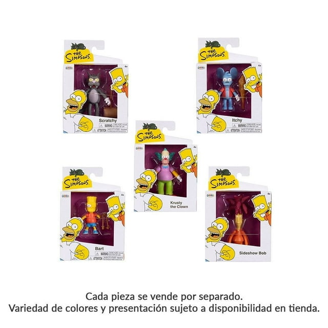 Figura de Acción Los Simpsons Personaje De 2.5 Pulgadas Articulada Varios Modelos 1 Pieza