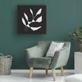 thumbnail image 3 of Canvas Wall Art - Line and Brush 'White To Plant 2' Wall Art for Living Room, Bedroom, or Office Décor by Trademark Fine Art - 35 x 35 Inches, 3 of 4