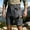 #404-Gray, variant on TaTaai Mens Tactical Shorts Solid Color Outdoor Water Resistant Quick Dry Elastic Waist Multi Pocket Cargo Shorts For Sport Gift