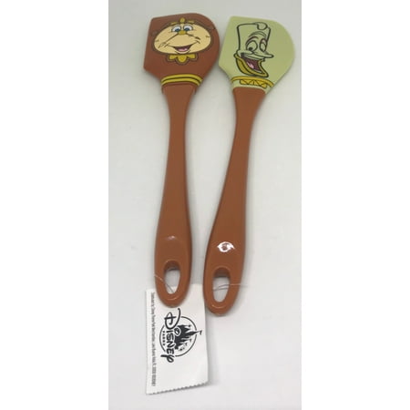 

Disney Parks Lumiere and Cogsworth Kitchen Spatula Set New with Tags