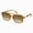 Amber/Gradient Brown, variant on Aviator Sunglasses for Women Men Fashion Square Womens Sunglasses UV400 Protection Shades(Amber/Gradient Brown)