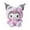 Kuromi, variant on Cute Kawaii Sanrios Cinnamoroll Kittys Kuromi My Melody Cosplay Panda Stuffed Plush Doll Cartoon Plushie Appease Toys Gift 25cm