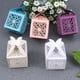 thumbnail image 4 of 50 cajas de regalo de boda, cajas de papel artesanal caladas para dulces y golosinas (Beige), 4 of 7