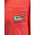 thumbnail image 6 of Vineyard Vines Men's Jetty Red T-Shirt Burgers & Fries Whale Fill L/S Tee (S01), 6 of 11