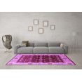 thumbnail image 3 of Ahgly Company Indoor Rectangle Oriental Purple Traditional Area Rugs, 2' x 5', 3 of 4