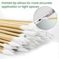 thumbnail image 3 of 1000 Precision Long Cotton Swab - Pointed Cotton swabs 6 Inch- Biodegradable Bamboo Cotton Swabs - Versatile Cotton Tipped Applicators for Intricate W, 3 of 5