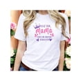 thumbnail image 1 of Playera Blusa Mujer De Feliz Día Mamá Eres Mi Mayor Bendición Regalo Día de las Madres Moda Casual Color Blanco Talla Grande Marca Emil SaEs, 1 of 4