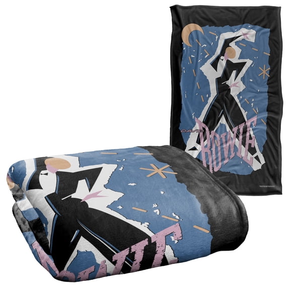 David Bowie Blanket, 36"x58" Iconic Guitar Gradient Silky Touch Super Soft Throw Blanket