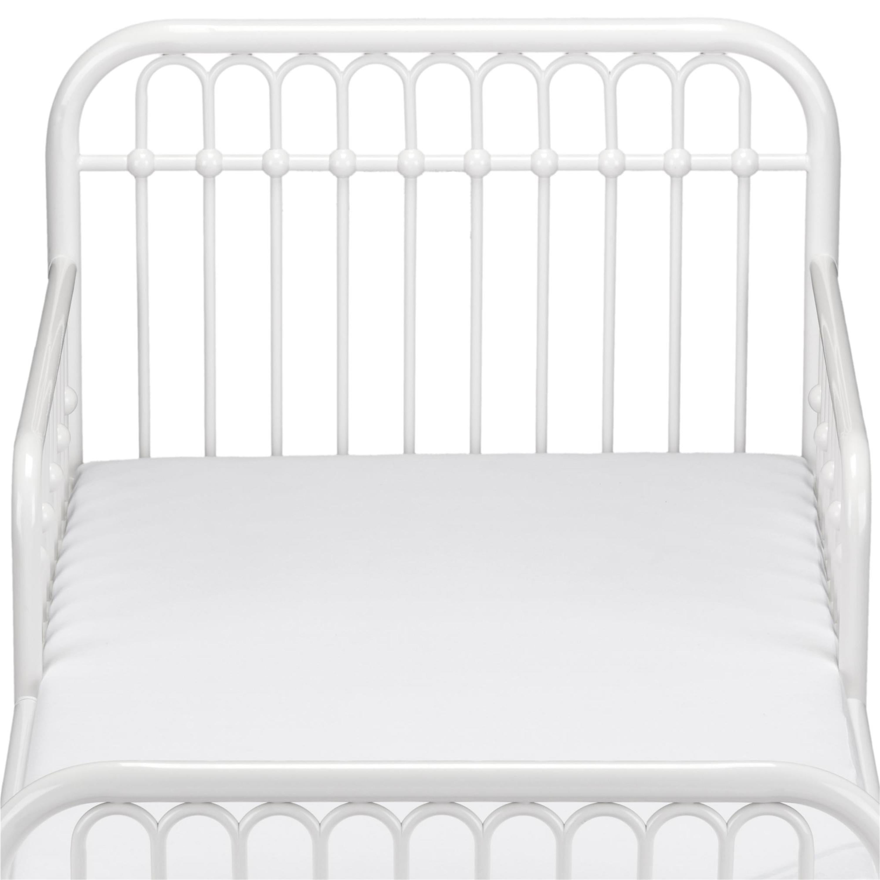 Little Seeds Monarch Hill Ivy Metal Toddler Bed, White