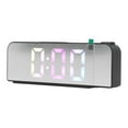LED Projection Clock Large Screen Big Font Alarm Clock 12H 24H Display