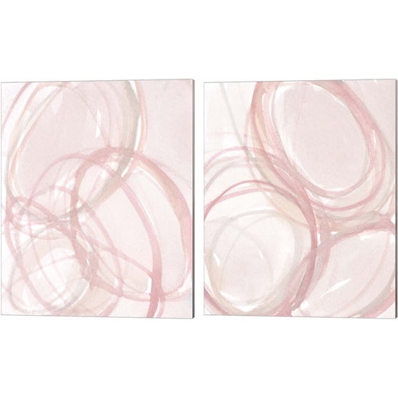 Great Art Now The Garden Bubbles by Sam Dixon 2 Piece Canvas Art Set Each 12"W x 15"H