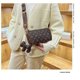 thumbnail image 5 of Bolso bandolera para mujer, bolso de hombro, bolso de moda, cartera de mano clásica de cuero, bolsillo de diseñador (marrón) ER, 5 of 5