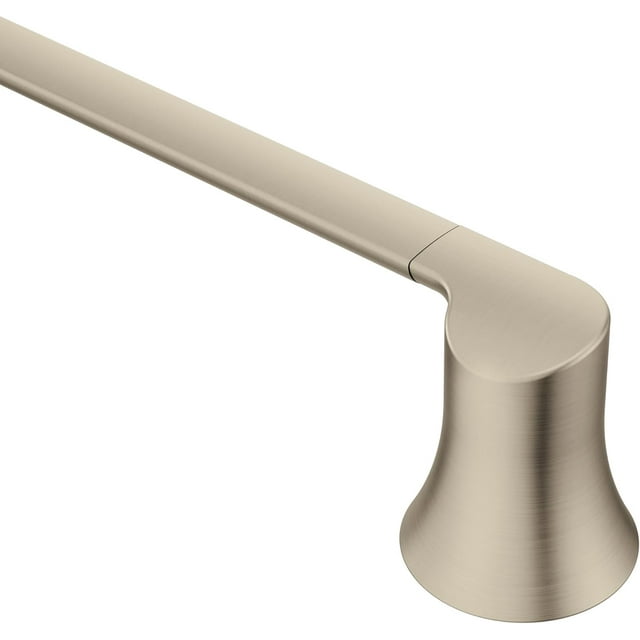 Moen YB0218BN Doux Barre à Serviettes Simple 18 Pouces, Chrome