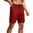 thumbnail image 2 of Qiyinn Mens Gym Basketball Shorts with Pockets - Quick Dry Lightweight Mesh Athletic Shorts, 2 of 7