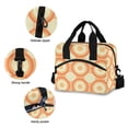 thumbnail image 3 of FORMRS Reusable Lunch Bag for Work School Leakproof Insulated Cooler with Adjustable Shoulder Strap, Orange Circle, 3 of 6