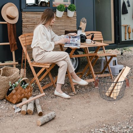 Raindrops Firewood Storage Holder Round Style Black Iron 1Set