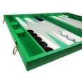 thumbnail image 6 of Silverman & Co. 19-inch Premium Backgammon Set - Large - Green, 6 of 12