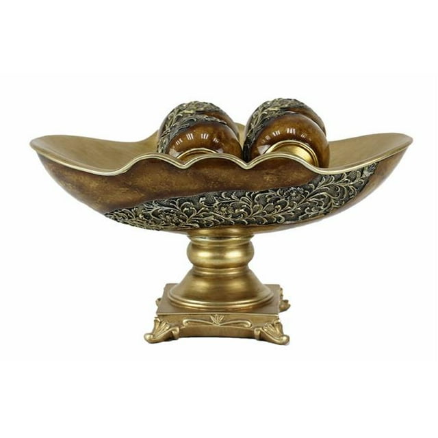 DLusso Designs CD26 Bol de Collection Torina avec Quatre Orbes Ensemble