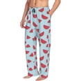 thumbnail image 2 of Daiia Watermelon Men's Sleep Pant with Pockets and Drawstring,Pajama Pants-X-Large, 2 of 9