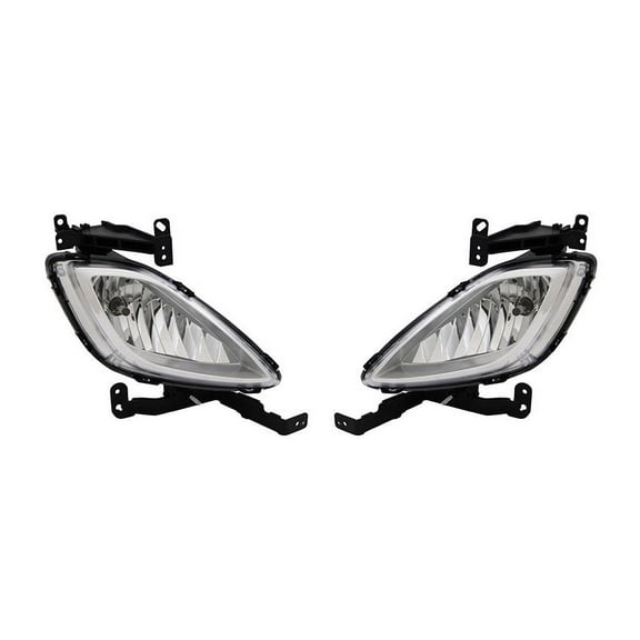 New Fog Light Pair Fits Hyundai Elantra 2011-13 92202-3X020 Hy2592138 922023X000