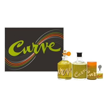 Curve by Liz Claiborne for Men 4 Piece Set Includes: 4.2 oz Cologne Spray + 4.2 oz After Shave (Glass) + 0.25 oz Cologne + 1.0 oz Deodorant (Top 10 Best Aftershaves)