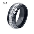 thumbnail image 3 of Baohd Durable And Stylish Ceramic Ring For Women Wedding And Engagement Durable Ceramic Rings For Wedding black Size 9, 3 of 6