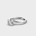 thumbnail image 3 of IGI Certified 2 Ct Excellent Round Cut Lab Grown Diamond Anniversary Ring for Women | 10K White Gold (E/VVS2) | Shiny Solitaire Diamond Rings for Women| Size 6 by Diamond-Capitals, 3 of 8