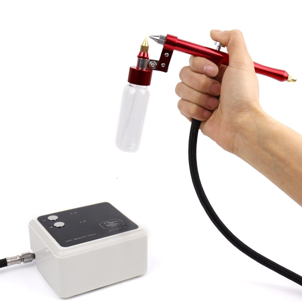 Lerpwige Airbrush Compressor Guns Portable Airbrush Kit for Cake Decorating Makeup